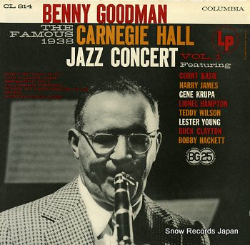 GOODMAN, BENNY carnegie hall jazz concert vol.1 CL814