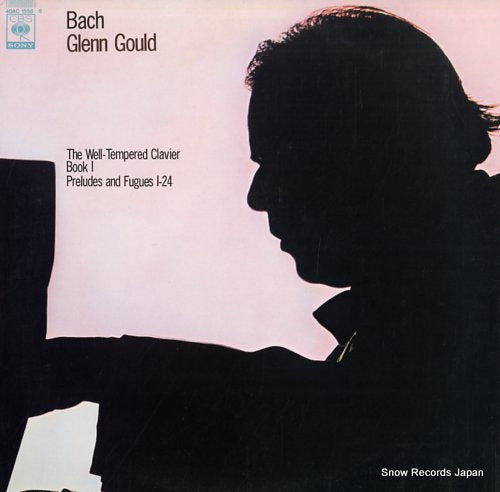 GOULD, GLENN bach; the well-tempered clavier book 1 40AC1558