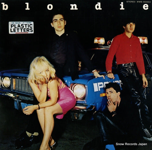 BLONDIE plastic letters WWS-80963