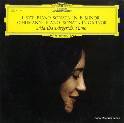 ARGERICH, MARTHA liszt / schumann; piano sonata MG2332
