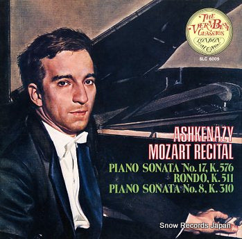ASHKENAZY, VLADIMIR mozart; recital SLC6009