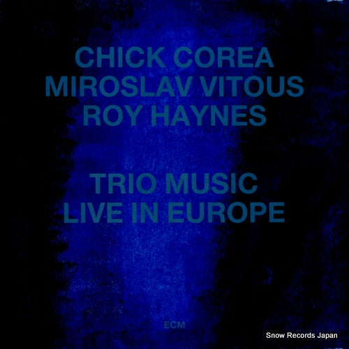 COREA, CHICK trio music, live in europe ECM1310
