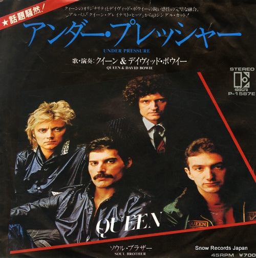 QUEEN AND DAVID BOWIE under pressure P-1587E