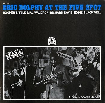 DOLPHY, ERIC at the five spot volume 2 PR7294