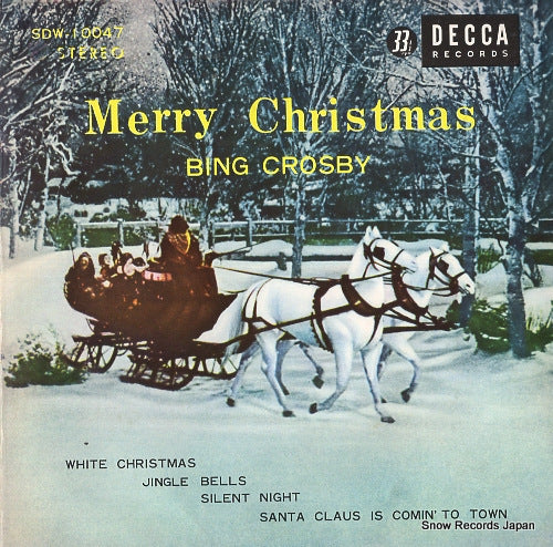 CROSBY, BING merry christmas SDW-10047