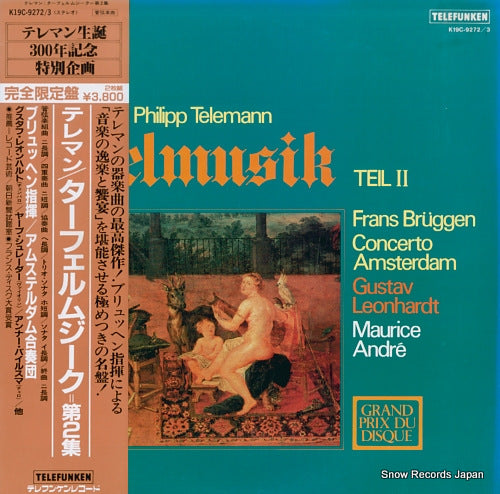 BRUGGEN, FRANS telemann; tafelmusik teil ii K19C-9272/3
