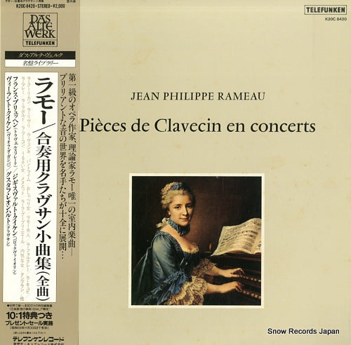 BRUGGEN, FRANS rameau; pieces de clavcin en concerts K20C-8420