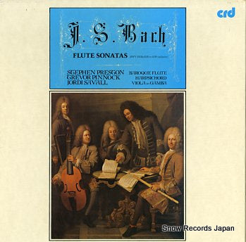 PRESTON, STEPHEN bach; flute sonatas CRD1014/5