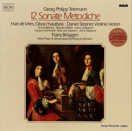 BRUGGEN, FRANS telemann, george philipp; 12sonate metodiche RL30478