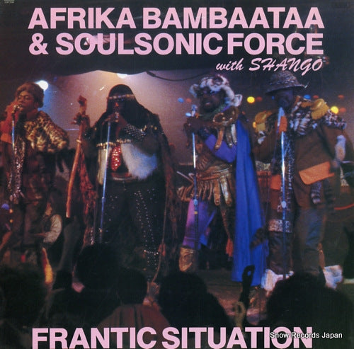 BAMBAATA, AFRIKA, AND THE SOUL SONIC FORCE WITH SHANGO frantic situation 12AP2938