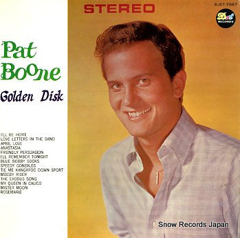 BOONE, PAT golden disk SJET-7567