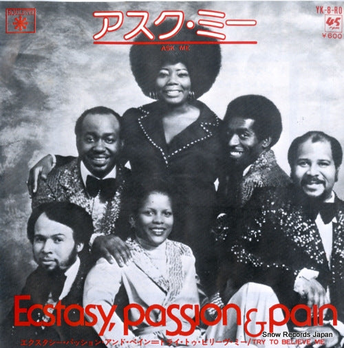 ECSTASY, PASSION AND PAIN ask me YK-8-RO