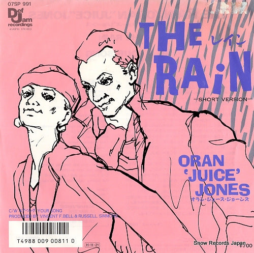 JONES, ORAN JUICE the rain 07SP991