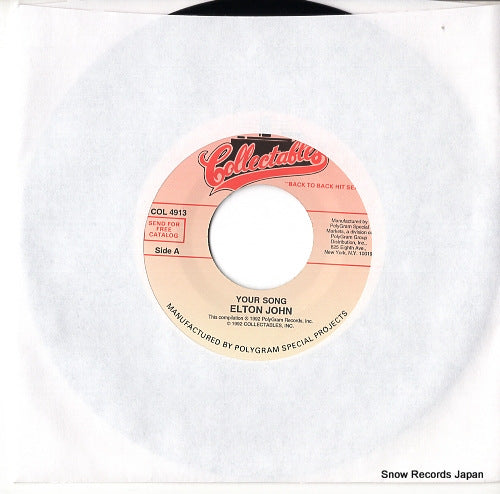 JOHN, ELTON your song / border song COL4913