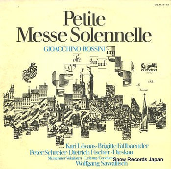 SAWALLISCH, WOLFGANG rossini; petite messe solennelle OQ-7434-5-K
