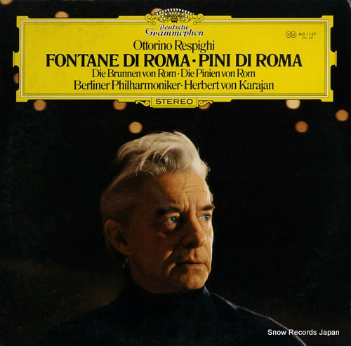 KARAJAN, HERBERT VON respighi; fontane di roma / pini roma MG1157