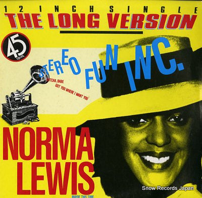 STEREO FUN INC. / NORMA LEWIS gotcha, babe got you where i want you VIL-1008