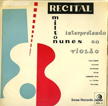 NUNES, MILTON recital SRE-3