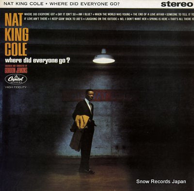 COLE, NAT KING where did everyone go EMS1114