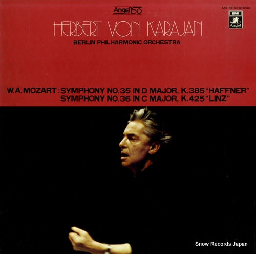 KARAJAN, HERBERT VON mozart; symphony no.35 "haffner" /  no.36 "linz" EAC-70103
