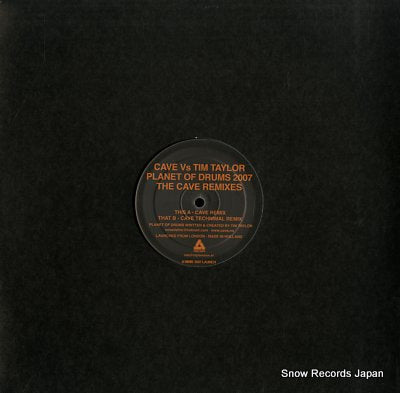 CAVE VS TIM TAYLOR planet of drums 2007 the cave remixes MISSILE64