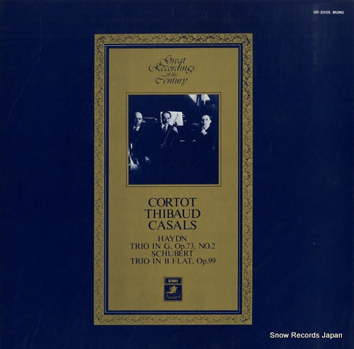 CORTOT, ALFRED haydn; trio in g op.73 no.2 GR-2005