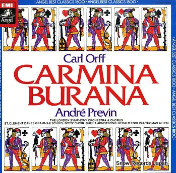 PREVIN, ANDRE orff; carmina burana EAC-55079