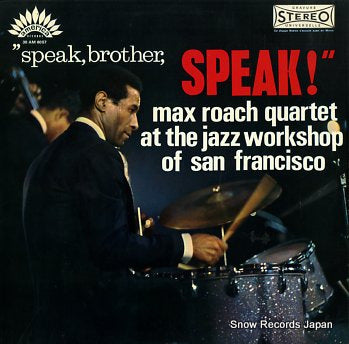 ROACH, MAX speak, brother, speak 30AM6057