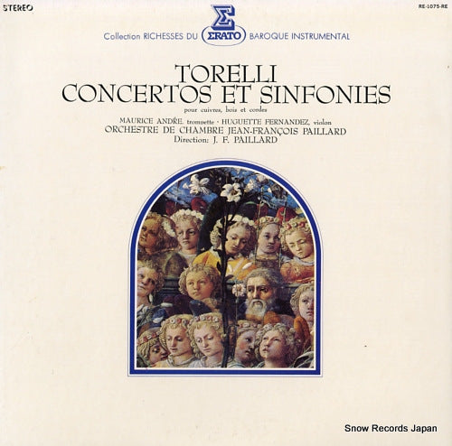 PAILLARD, JEAN-FRANCOIS torelli; concertos et sinfonies RE-1075-RE