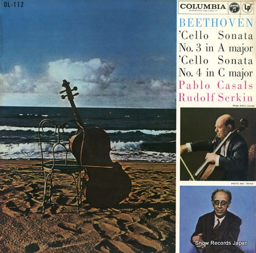 CASALS, PABLO beethoven; cello sonata no.3 OL-112