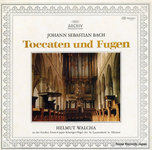 WALCHA, HELMUT bach; toccaten und fugen MA5007