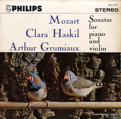 HASKIL, CLARA mozart; sonatas for piano and violin SFL-7671