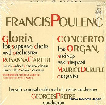 CARTERI, ROSANNA poulenc; gloria in g major for soprano chorus 35953