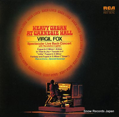 TOURING, RODGERS heavy organ at carnegie hall virgil fox ARL1-0081