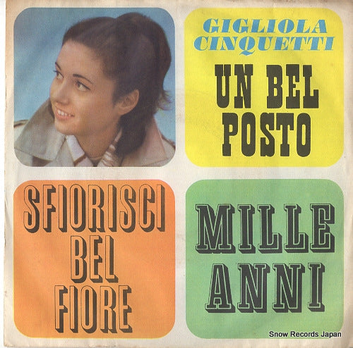 CINQUETTI, GIGLIOLA un bel posto N9584