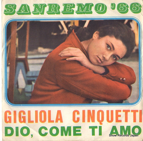 CINQUETTI, GIGLIOLA dio, come ti amo N9605
