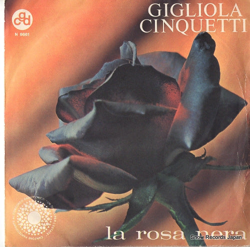 CINQUETTI, GIGLIOLA la rosa nera N9661