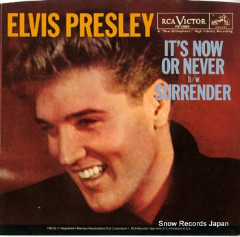 PRESLEY, ELVIS it's now or never PB-13889