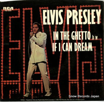 PRESLEY, ELVIS in the ghetto PB-13890