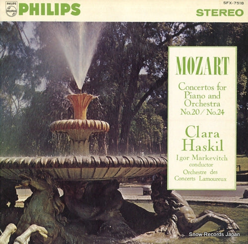 HASKIL, CLARA mozart; concertos for piano and orchestra no.20 & no.24 SFX-7518