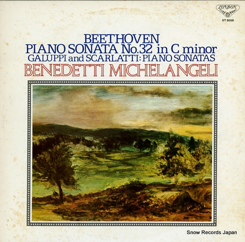 MICHELANGELI, ARTURO BENEDETTI beethoven; piano sonata no.32 in c minor GT9058