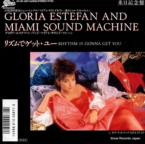 ESTEFAN, GLORIA, AND MIAMI SOUND MACHINE rhythm is gonna get you 07.5P-467