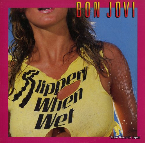 BON JOVI slippery when wet 28PP-1025