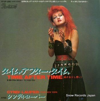 LAUPER, CYNDI time after time 07.5P-286