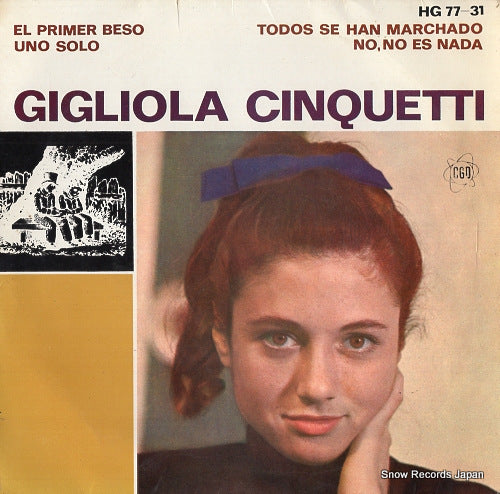 CINQUETTI, GIGLIOLA el primer beso "il primo bacio che daro" HG77-31