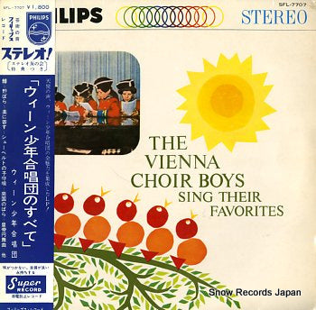 VIENNA CHOIR BOYS, THE sing their favoｒites SFL-7707