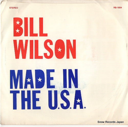 WILSON, BILL made in the u.s.a. RB-1004