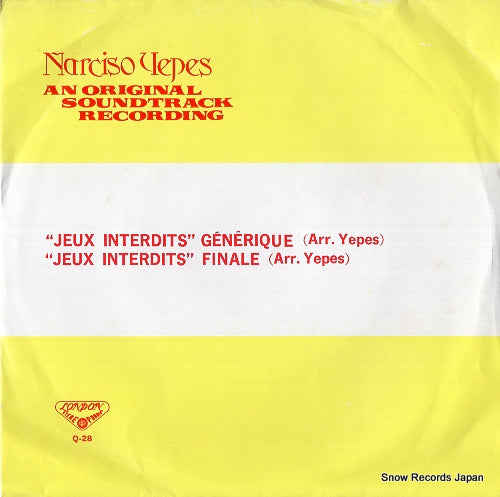YEPES, NARCISO jeux interdits generique Q-28