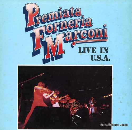 PREMIATA FORNERIA MARCONI live in u.s.a. DZSLN55676