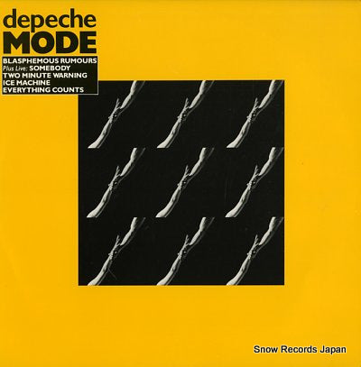DEPECHE MODE blasphemous rumours BONG7